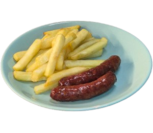 2 longanizas y patatas