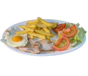 Plato lomo de cerdo