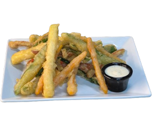 Verdura en tempura